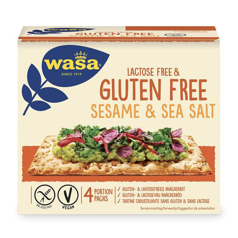 Wasa Knackebrod Met Sesam En Zeezout Glutenvrij