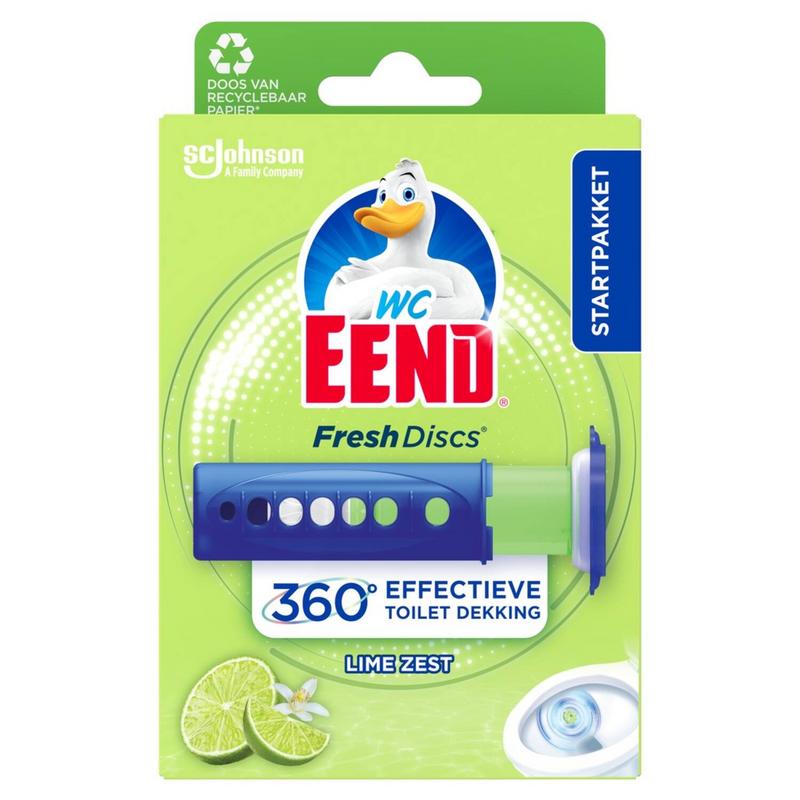 Wc Eend Fresh Disk Houder Lime