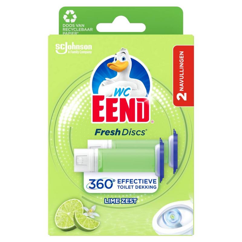 Wc Eend Fresh Disk Navul Duo Lime Zest