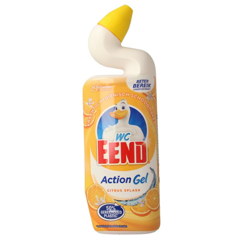 Wc Eend Toiletreiniger Action Gel Citrus Splash