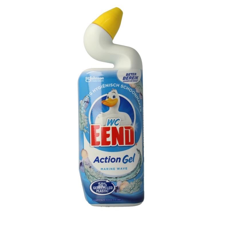Wc Eend Toiletreiniger Action Gel Marine Wave