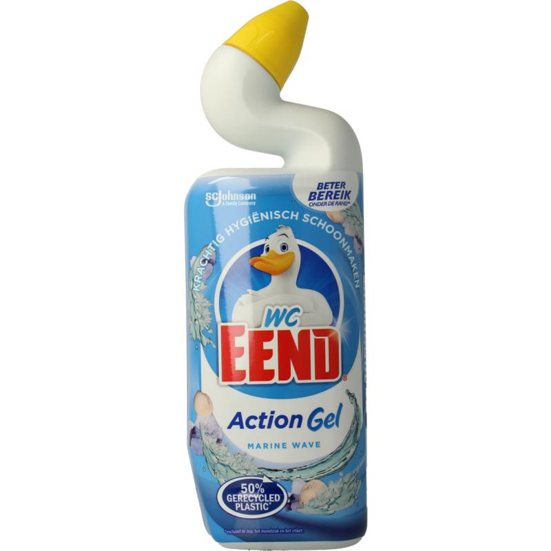 Wc Eend Toiletreiniger Action Gel Marine Wave
