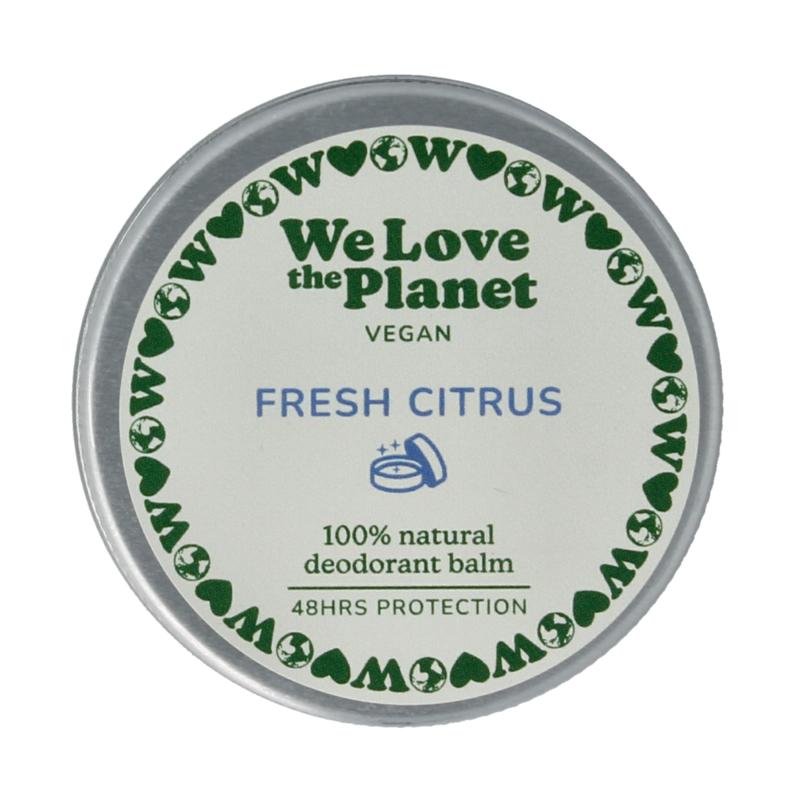 We Love Deodorant Balm Fresh Citrus Vegan