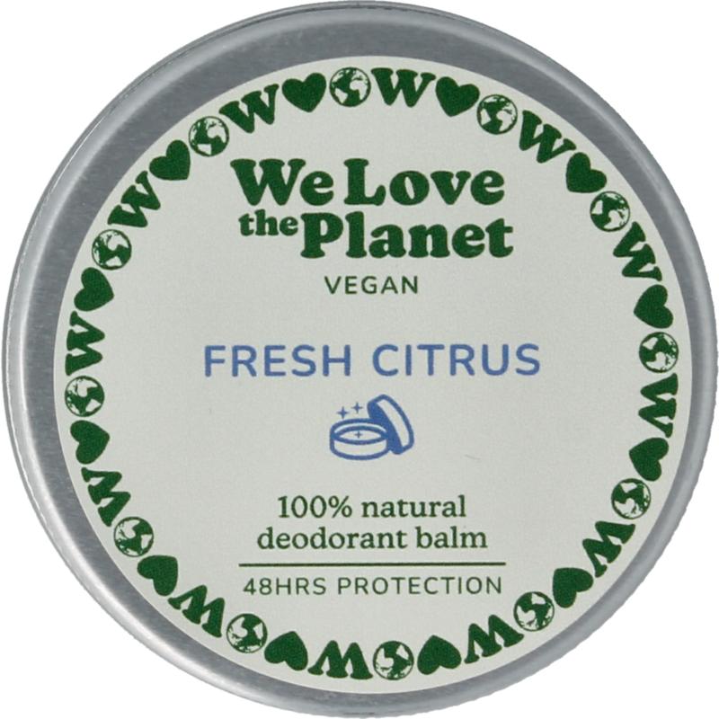 We Love Deodorant Balm Fresh Citrus Vegan