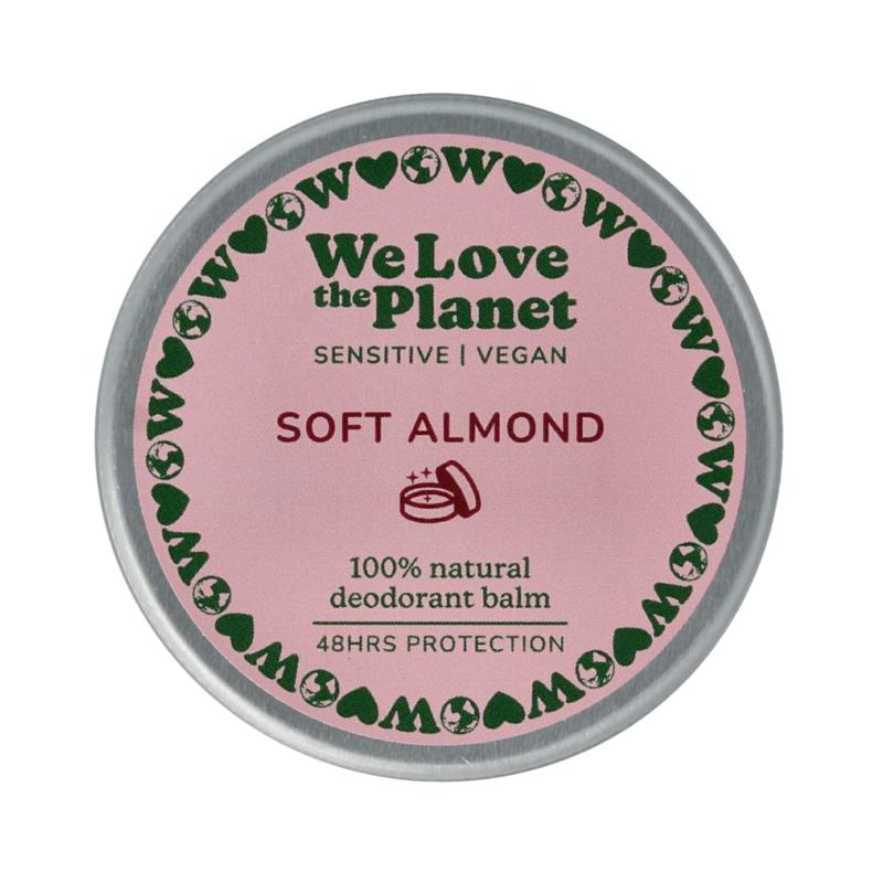 We Love Deodorant Balm Soft Almond Sensitive Vegan