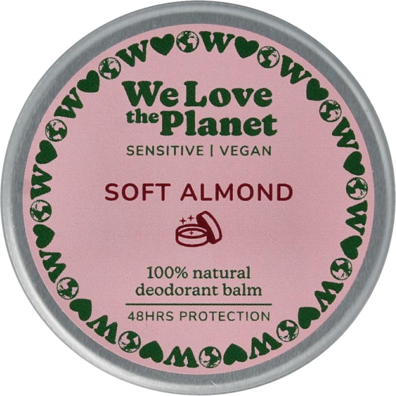 We Love Deodorant Balm Soft Almond Sensitive Vegan