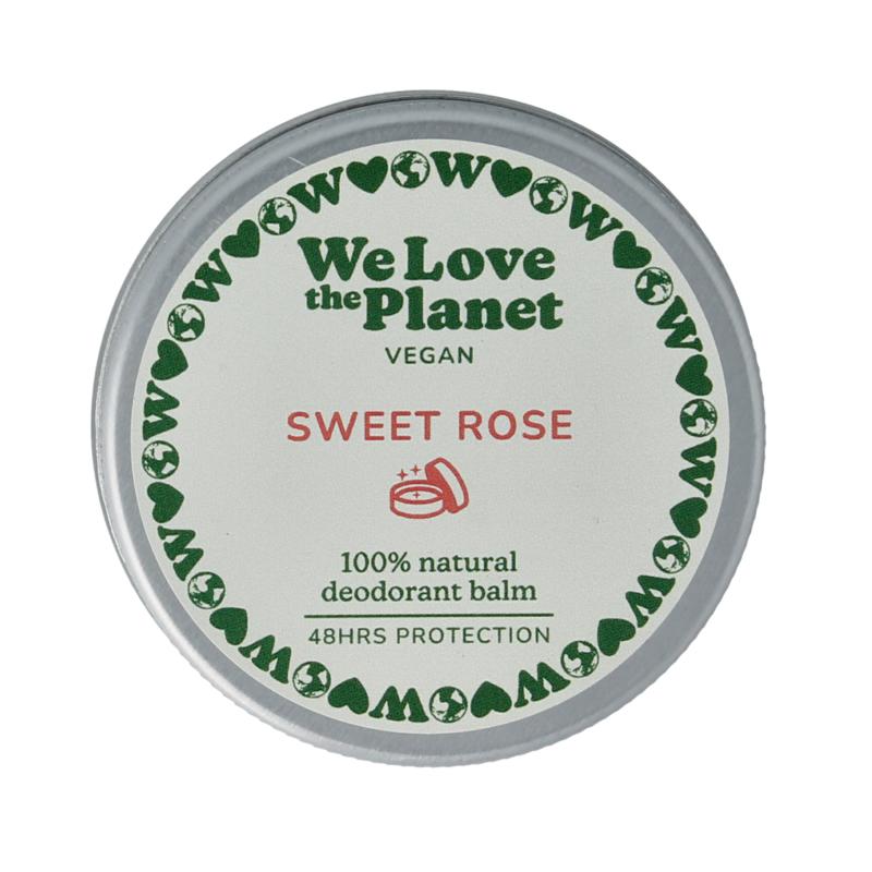 We Love Deodorant Balm Sweet Rose Vegan