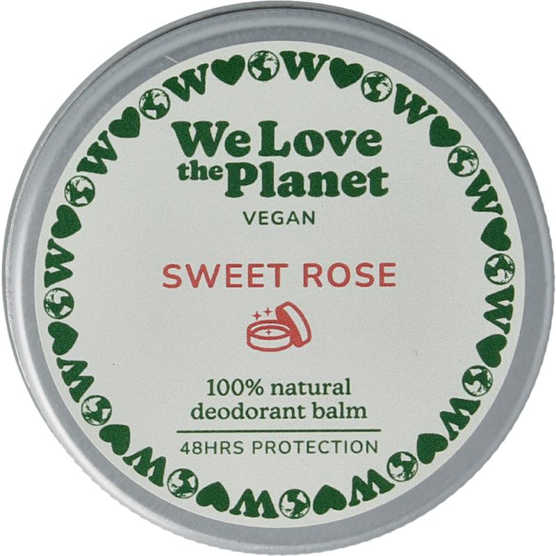 We Love Deodorant Balm Sweet Rose Vegan