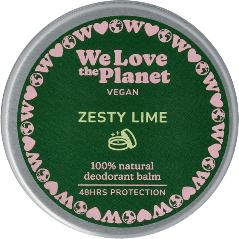 We Love Deodorant Balm Zesty Lime Vegan