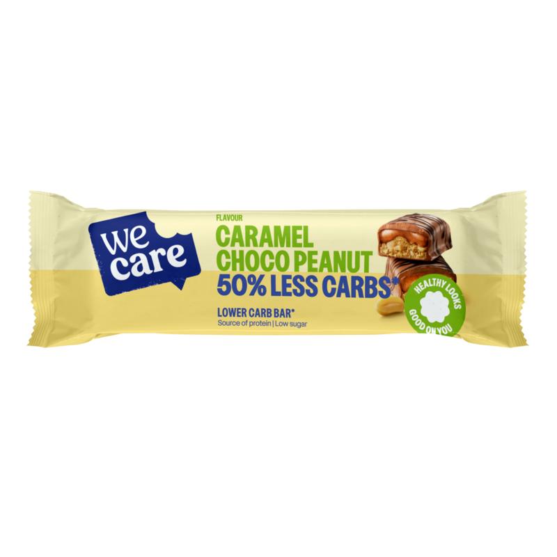 Wecare Lower Carb Bar Caramel Choco Peanut