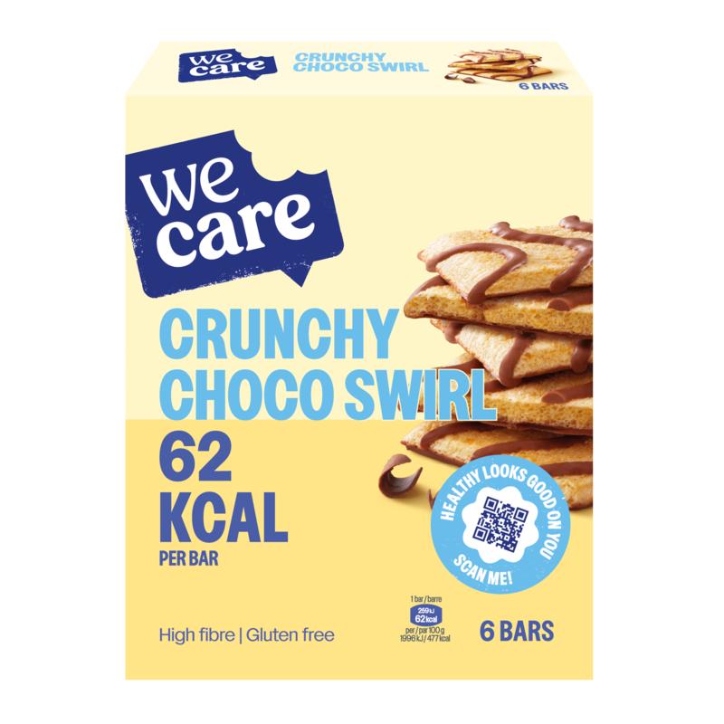 Wecare Lower Kcalcarb Bars Crunchy Choco Swirl