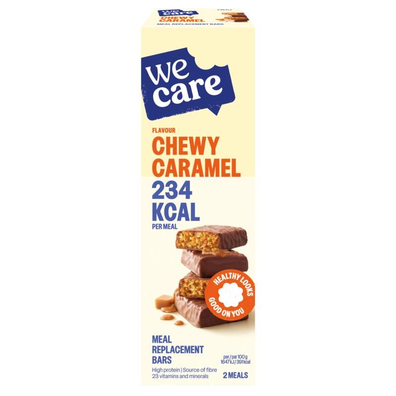 Wecare Meal Replacement Bars Chewy Caramel