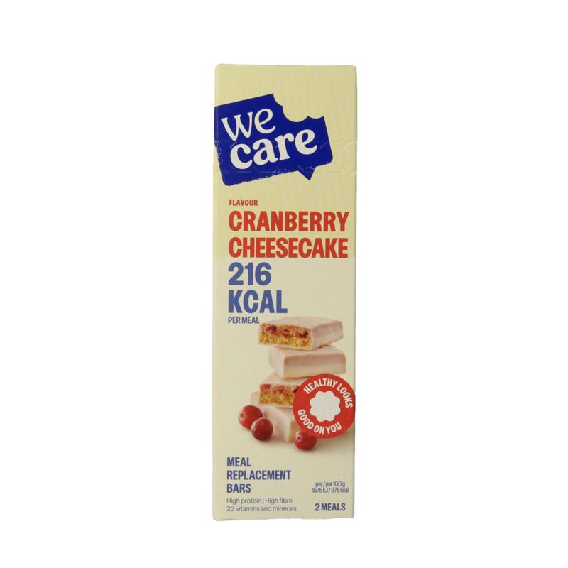 Wecare Meal Replacement Bars Cranberry Cheesecake