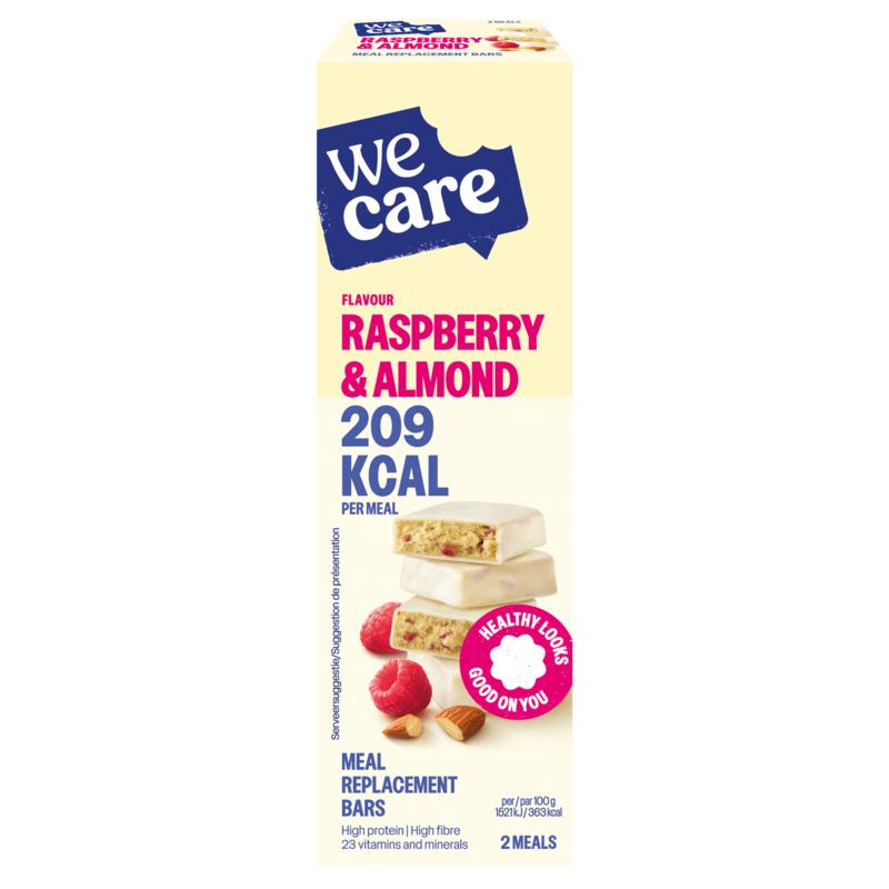 Wecare Meal Replacement Bars Raspberry & Almond