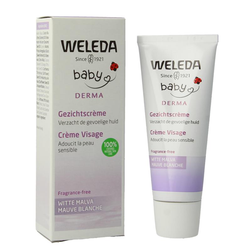 Weleda Baby Witte Malva Sensitive Gezichtscreme
