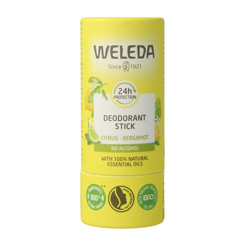 Weleda Deodorant Stick Citrus + Bergamot 24U