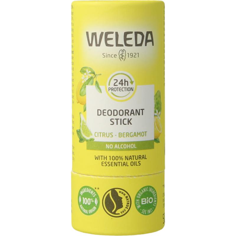 Weleda Deodorant Stick Citrus + Bergamot 24U