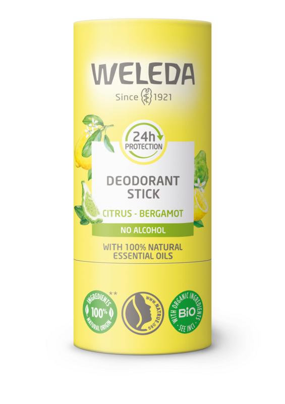 Weleda Deodorant Stick Citrus + Bergamot 24U