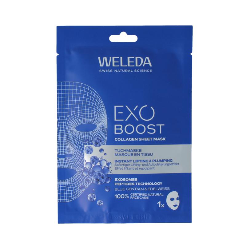 Weleda Exo Boost Collageen Sheet Mask Bio