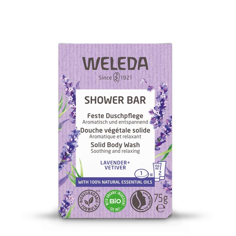 Weleda Shower Bar Lavender + Vetiver