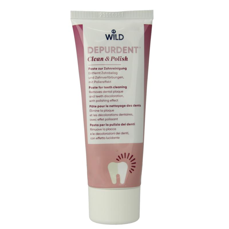Wild Depurdent Clean & Polish Whitening Tandpasta