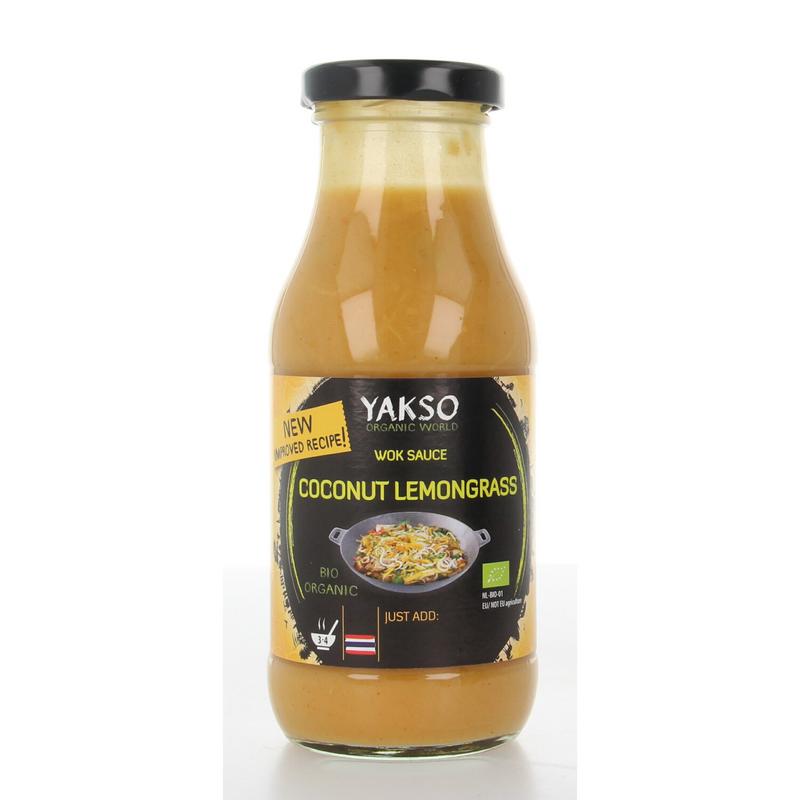 Yakso Woksaus Kokos Citroengras Bio