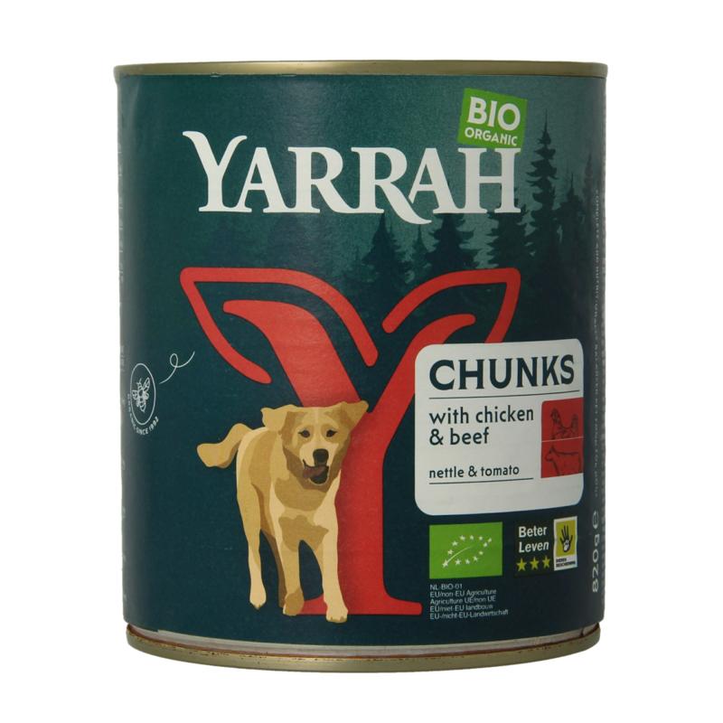 Yarrah Hond Brok Rund & Kip In Saus Bio