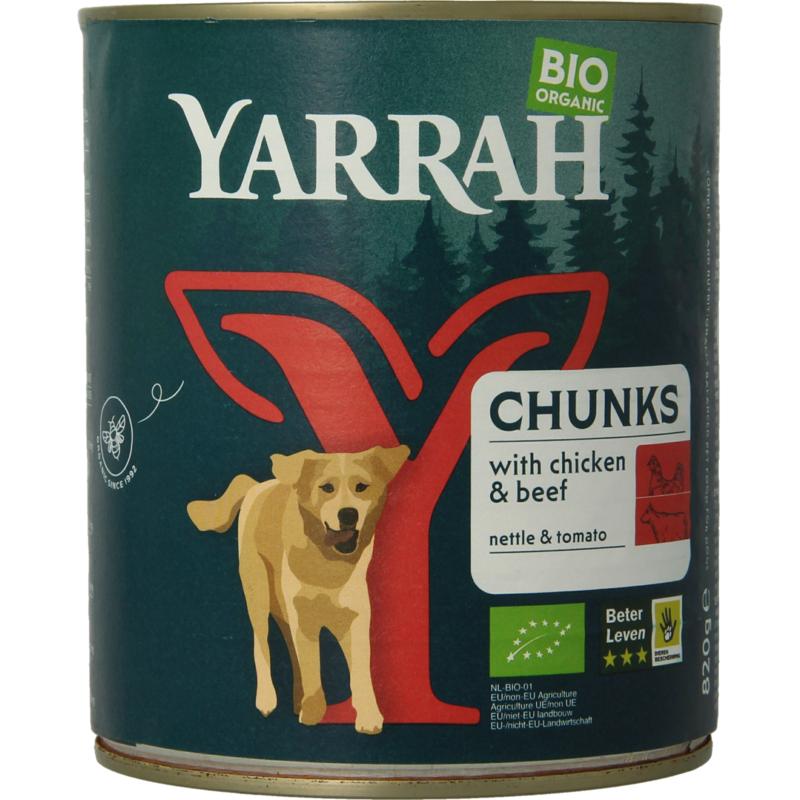 Yarrah Hond Brok Rund & Kip In Saus Bio