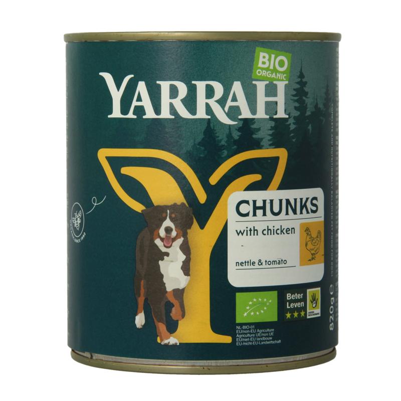 Yarrah Hond Brokjes Kip In Saus Bio