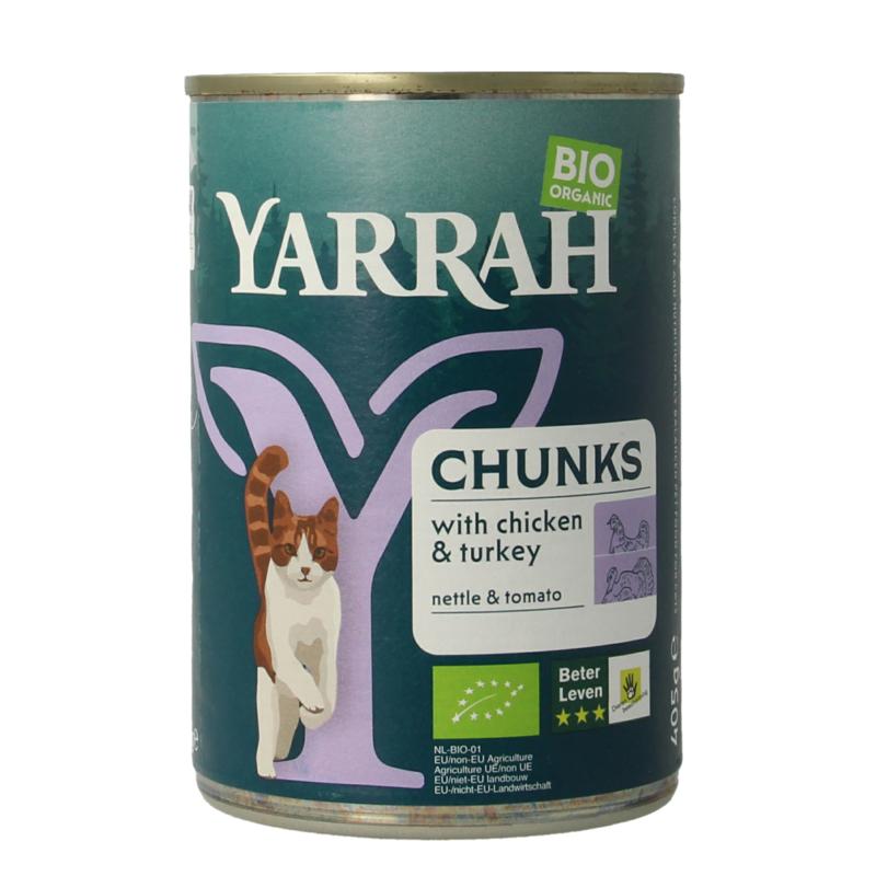 Yarrah Kat Kip Kalkoen In Saus Bio