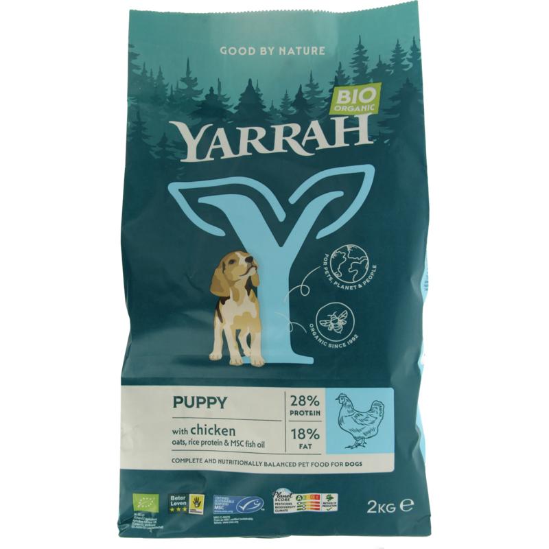 Yarrah Puppy Hondenvoer Bio