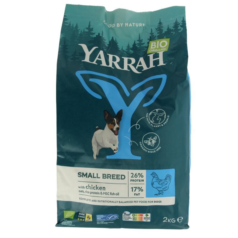Yarrah Small Breed Hondenvoer Met Kip Bio Msc