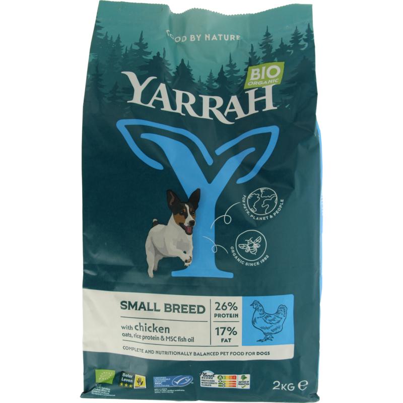 Yarrah Small Breed Hondenvoer Met Kip Bio Msc