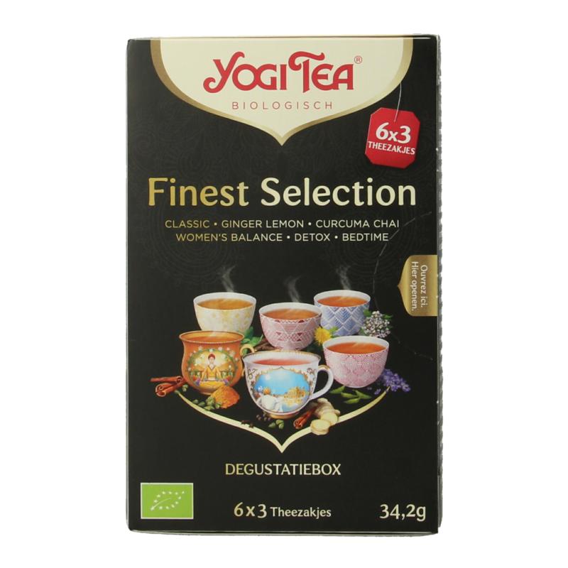 Yogi Tea Finest Selection 6 X 3 Stuks Bio