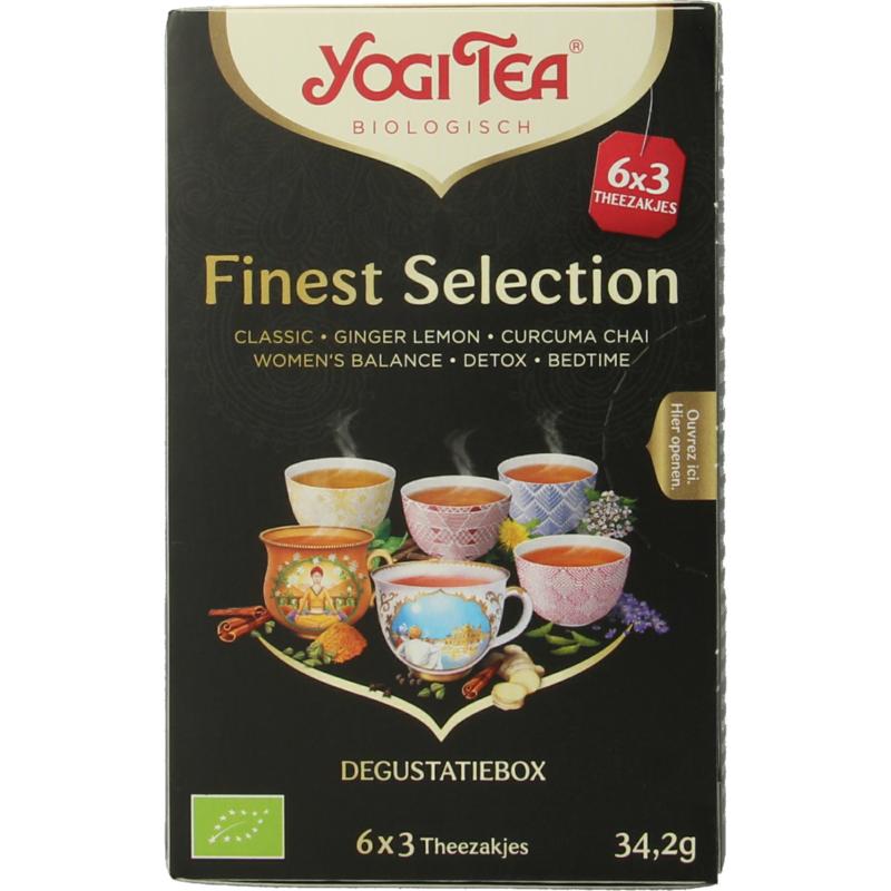 Yogi Tea Finest Selection 6 X 3 Stuks Bio