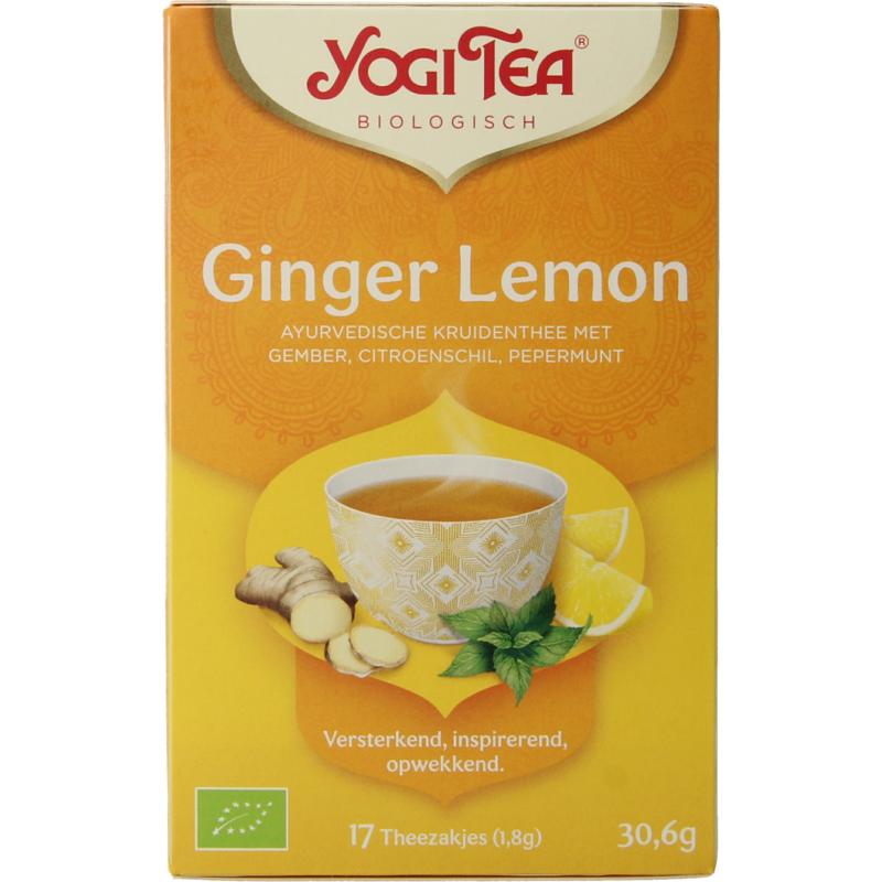 Yogi Tea Ginger Lemon Munt Bio