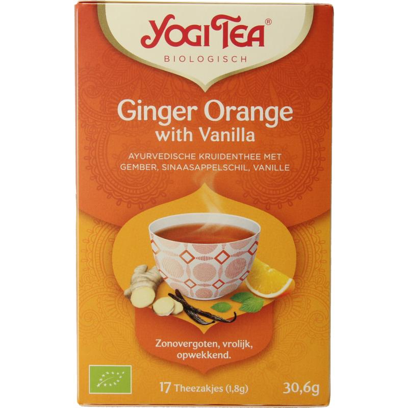 Yogi Tea Ginger Orange Vanilla Bio