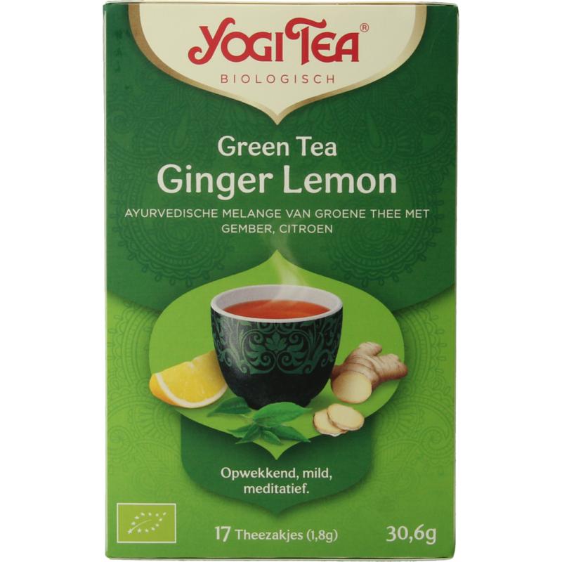 Yogi Tea Green Tea Ginger Lemon Bio