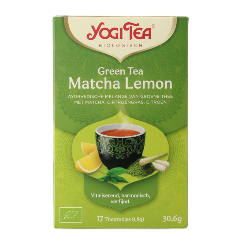 Yogi Tea Green Tea Matcha Lemon Bio