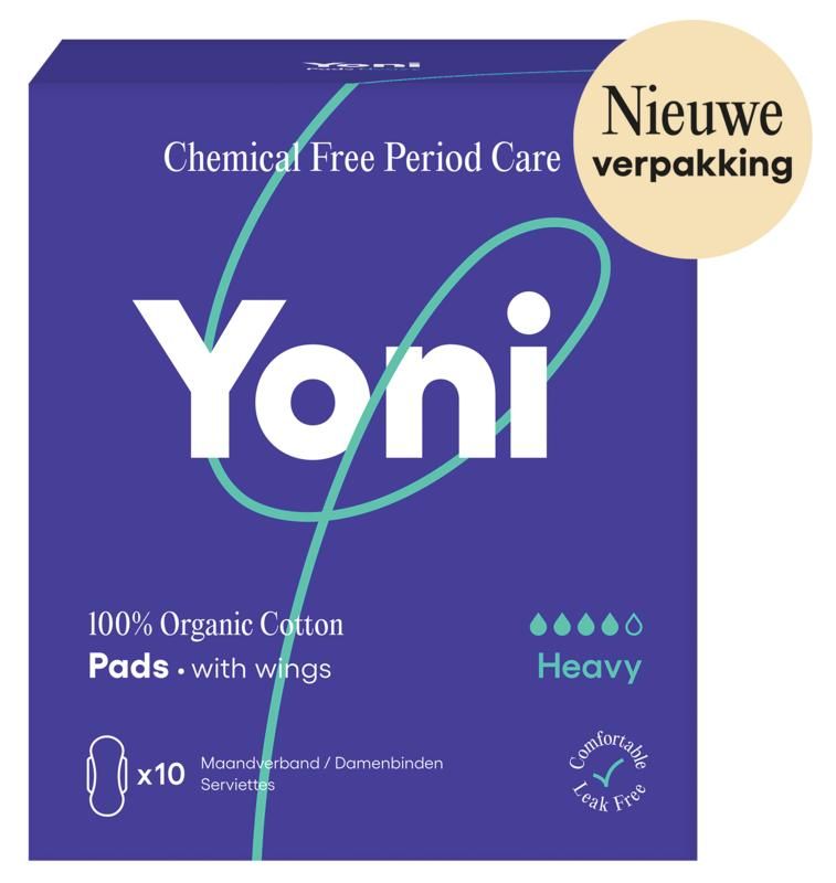 Yoni Maandverband Heavy Met Vleugels