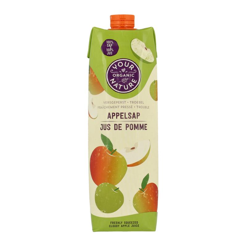 Your Organic Nat Appelsap Vers Geperst Bio