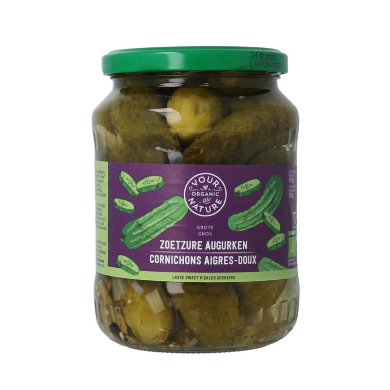 Your Organic Nat Augurken Zoetzuur Bio