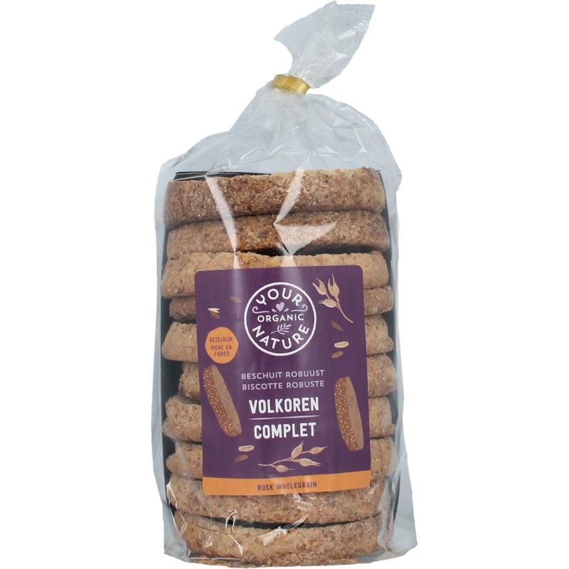 Your Organic Nat Beschuit Volkoren Bio