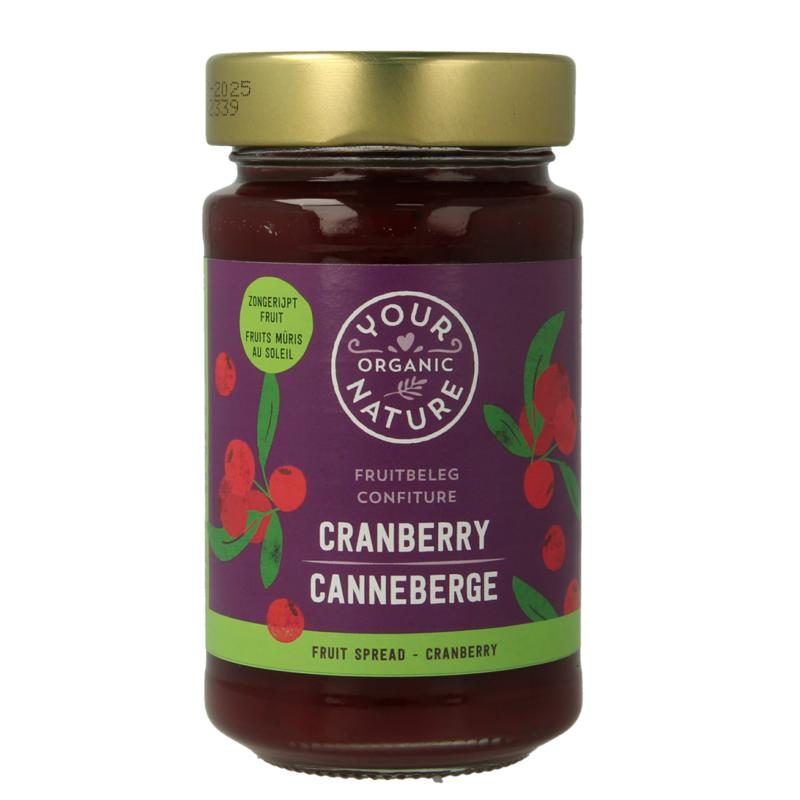 Your Organic Nat Fruit Beleg Cranberry Bio