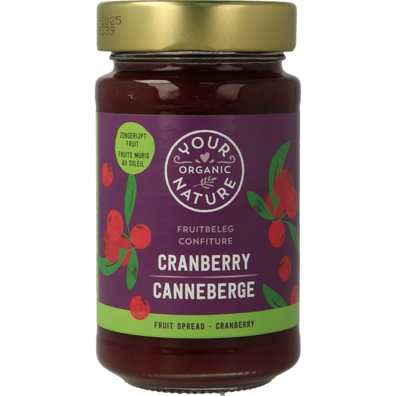 Your Organic Nat Fruit Beleg Cranberry Bio