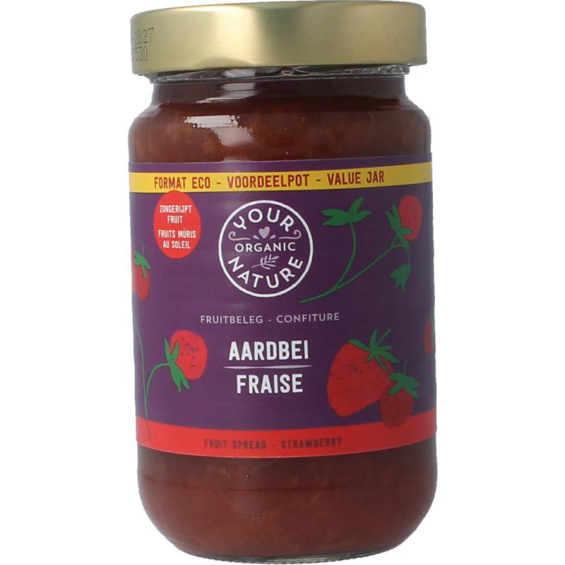 Your Organic Nat Fruitbeleg Aardbei Bio