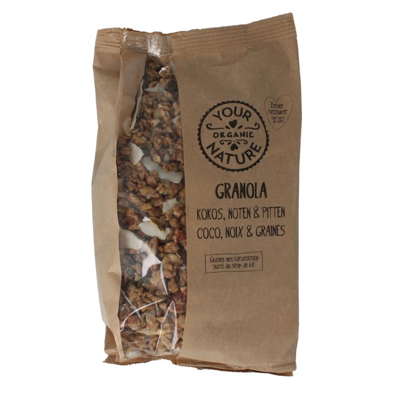 Your Organic Nat Granola Kokos Noot Pit Bio