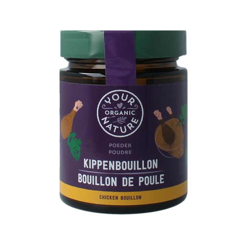 Your Organic Nat Heldere Kippenbouillonpoeder Zonder Gist Bio