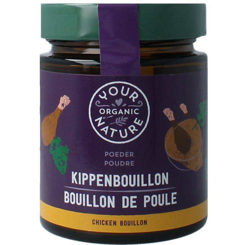Your Organic Nat Heldere Kippenbouillonpoeder Zonder Gist Bio