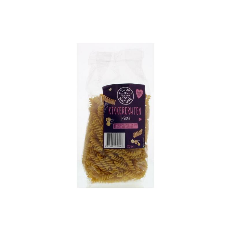 Your Organic Nat Kikkererwten Fusilli Glutenvrij Bio